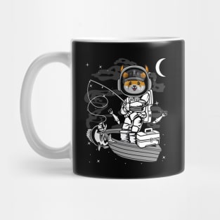 Astronaut Fishing Floki Inu Coin To The Moon Floki Army Crypto Token Cryptocurrency Blockchain Wallet Birthday Gift For Men Women Kids Mug